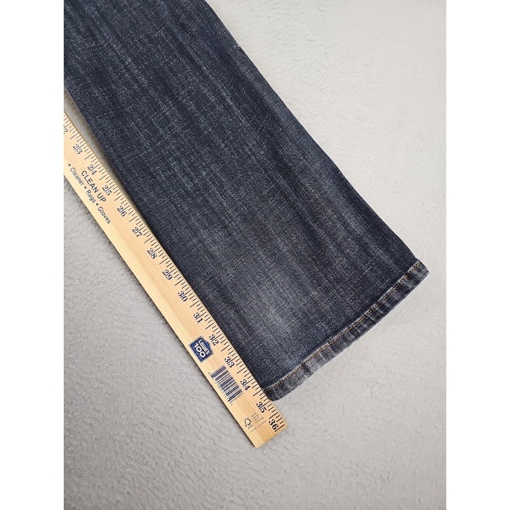 Wrangler Retro Dark Blue 29x35 Men's Slim Fit Bootcut Jeans 77MWZDX - Picture 7 of 7